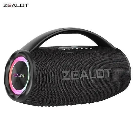 Zealot Bluetooth Speaker S97 with powerful sound, colorful light ring, and portable design for any outdoor event.